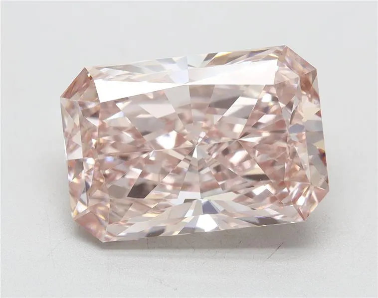 5.09ct Radiant Lab Grown Diamond (Colour Fancy Vivid Pink, Clarity VS1, IGI Certified)