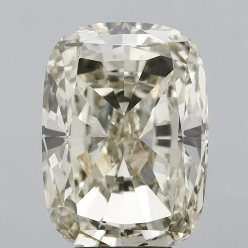 5.11ct Cushion modified Lab Grown Diamond (Colour Fancy Light Yellow, Clarity VS1, IGI Certified)