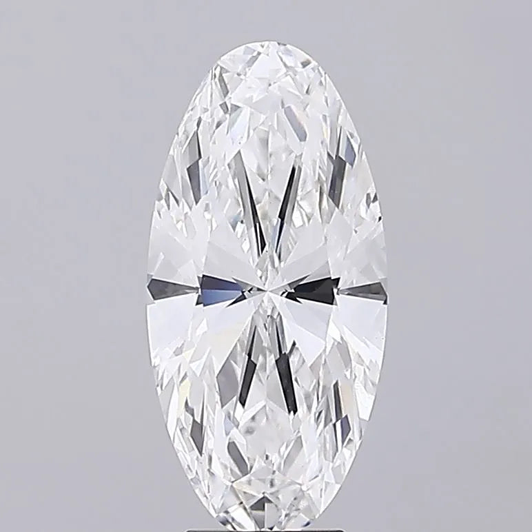 5.36ct Oval Lab Grown Diamond (Colour E, Clarity VVS2, IGI Certified)