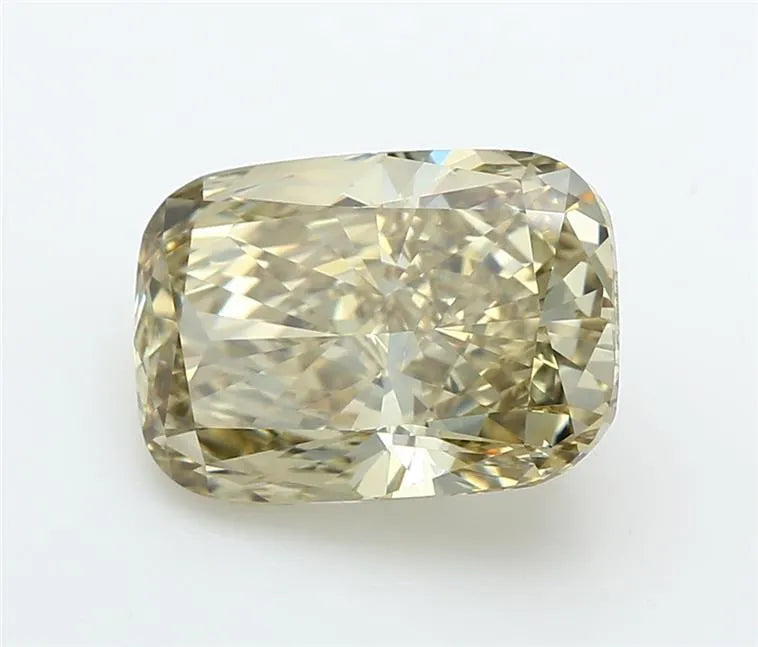 5.37ct Cushion modified Lab Grown Diamond (Colour Fancy Yellow, Clarity VVS2, IGI Certified)