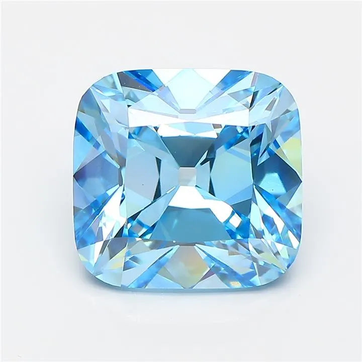 5.41ct Cushion modified Lab Grown Diamond (Colour Fancy Vivid Blue, Clarity VVS2, IGI Certified)