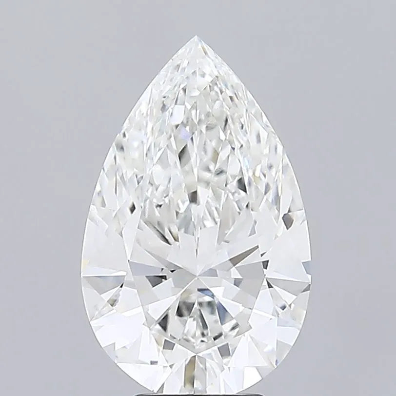 5.59ct Pear Lab Grown Diamond (Colour F, Clarity VVS2, IGI Certified)