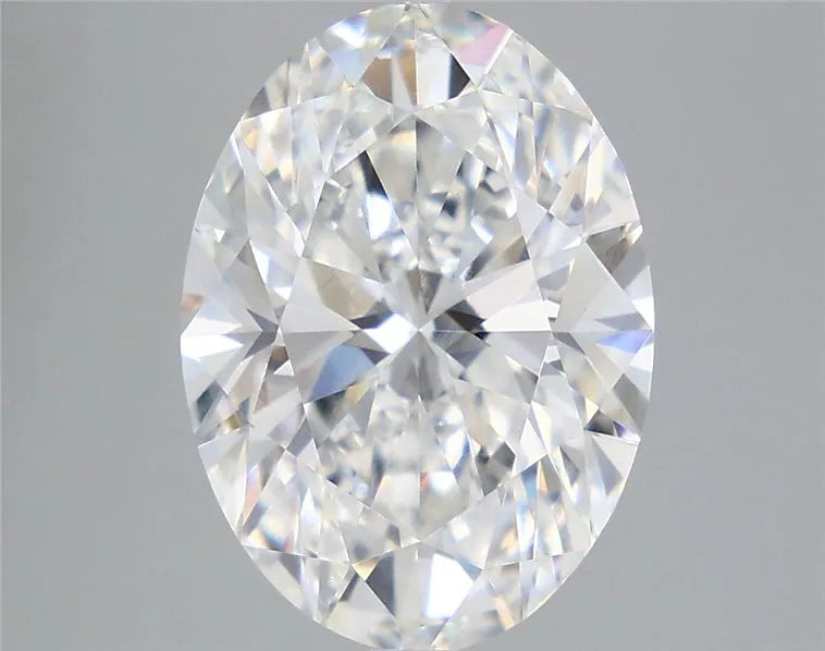 5.95ct Oval Lab Grown Diamond (Colour E, Clarity VVS2, IGI Certified)