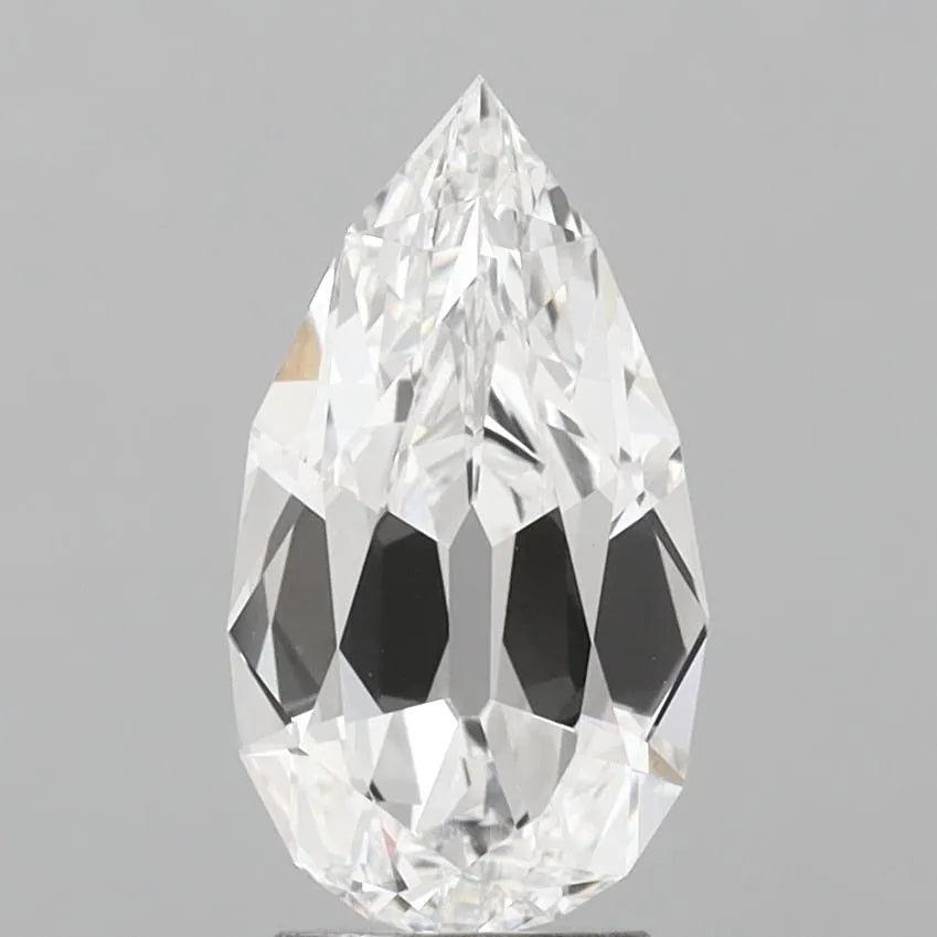 3.10ct Pear Lab Grown Diamond (Colour E, Clarity VVS2, IGI Certified)