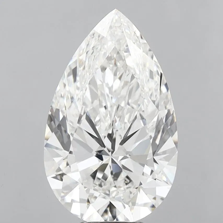 7.05ct Pear Lab Grown Diamond (Colour F, Clarity VVS2, IGI Certified)