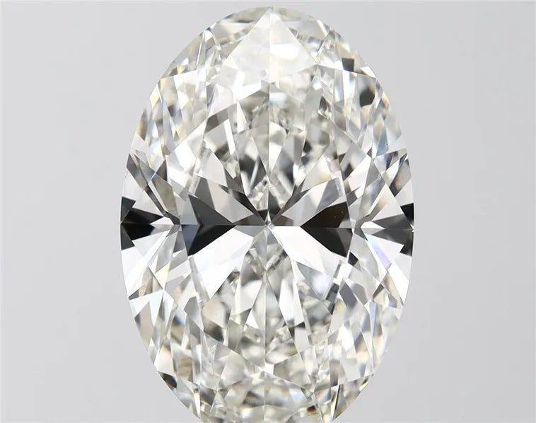 7.28ct Oval Lab Grown Diamond (Colour H, Clarity VVS2, IGI Certified)