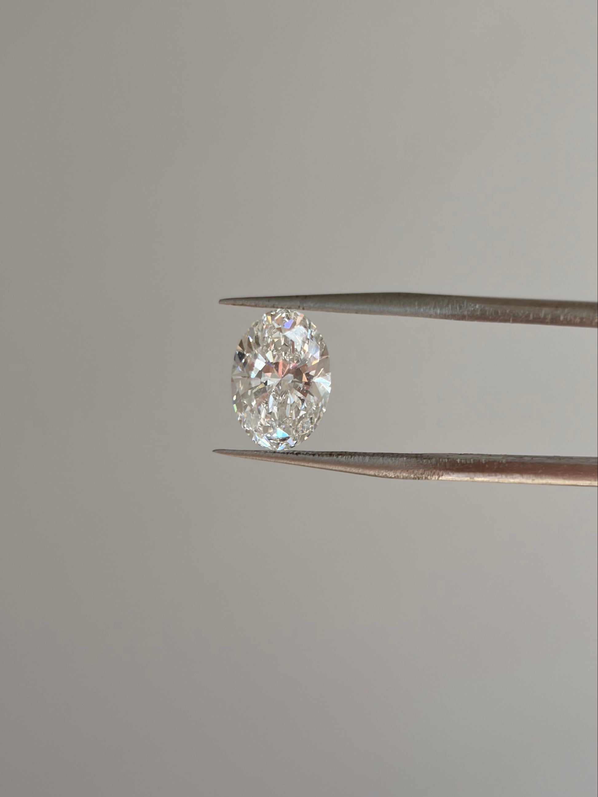 2.73 E SI1 Oval Brilliant - Lab Diamond